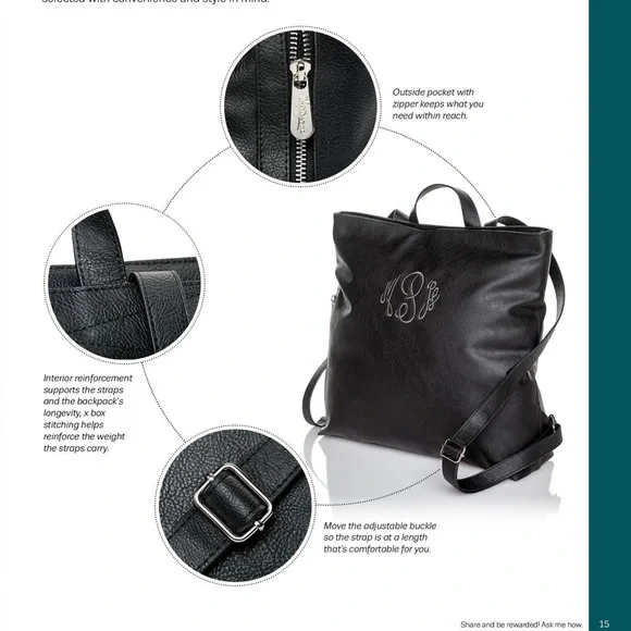 ThirtyOne Backpack with “K” Monogram - Picture 4 of 4